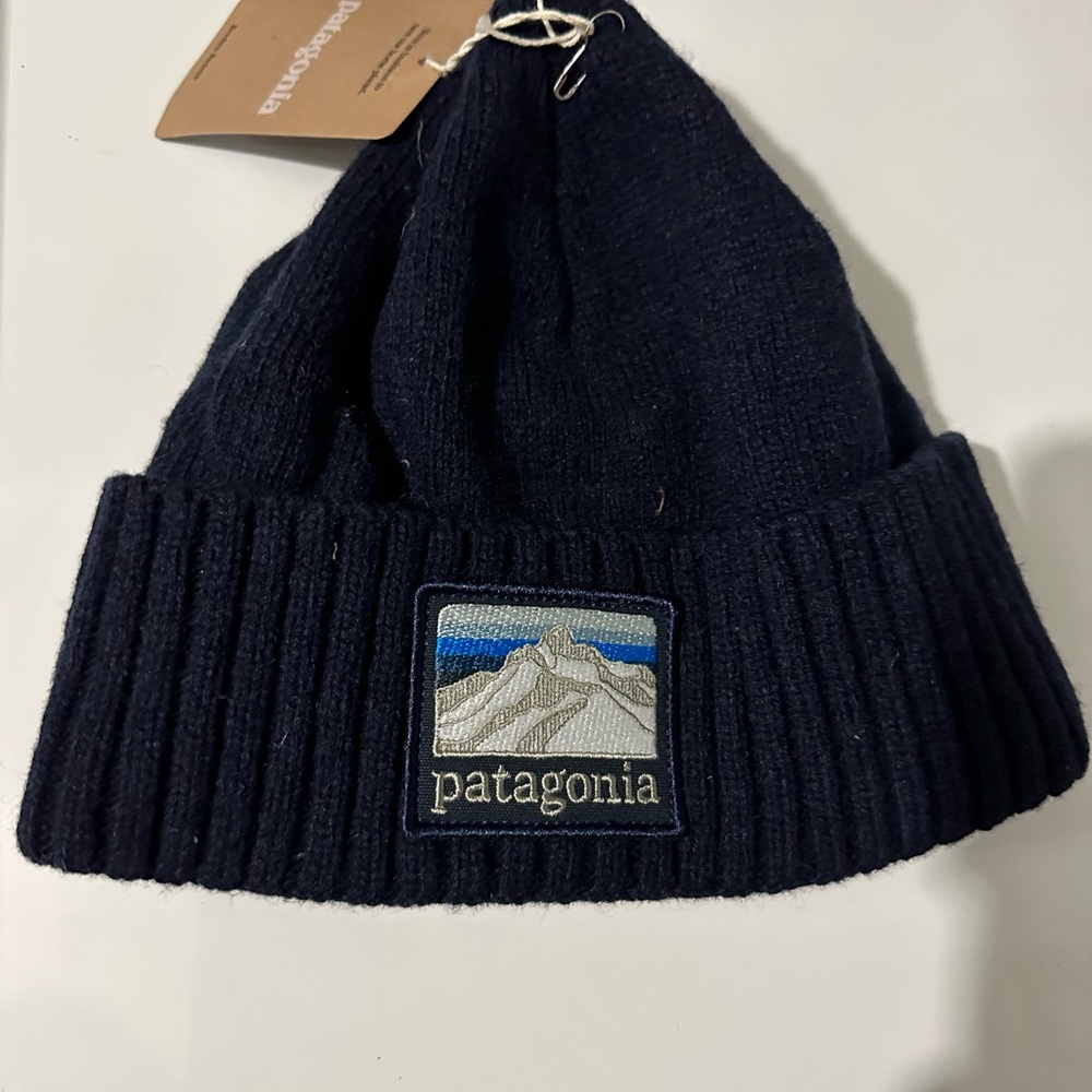 Patagonia Navy Blue Beanie
